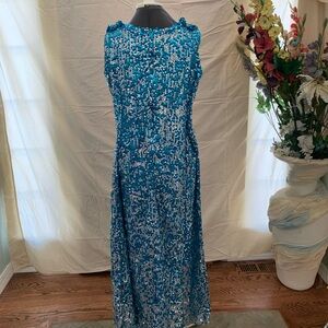Sequined Turquoise Cocktail/Party Dress